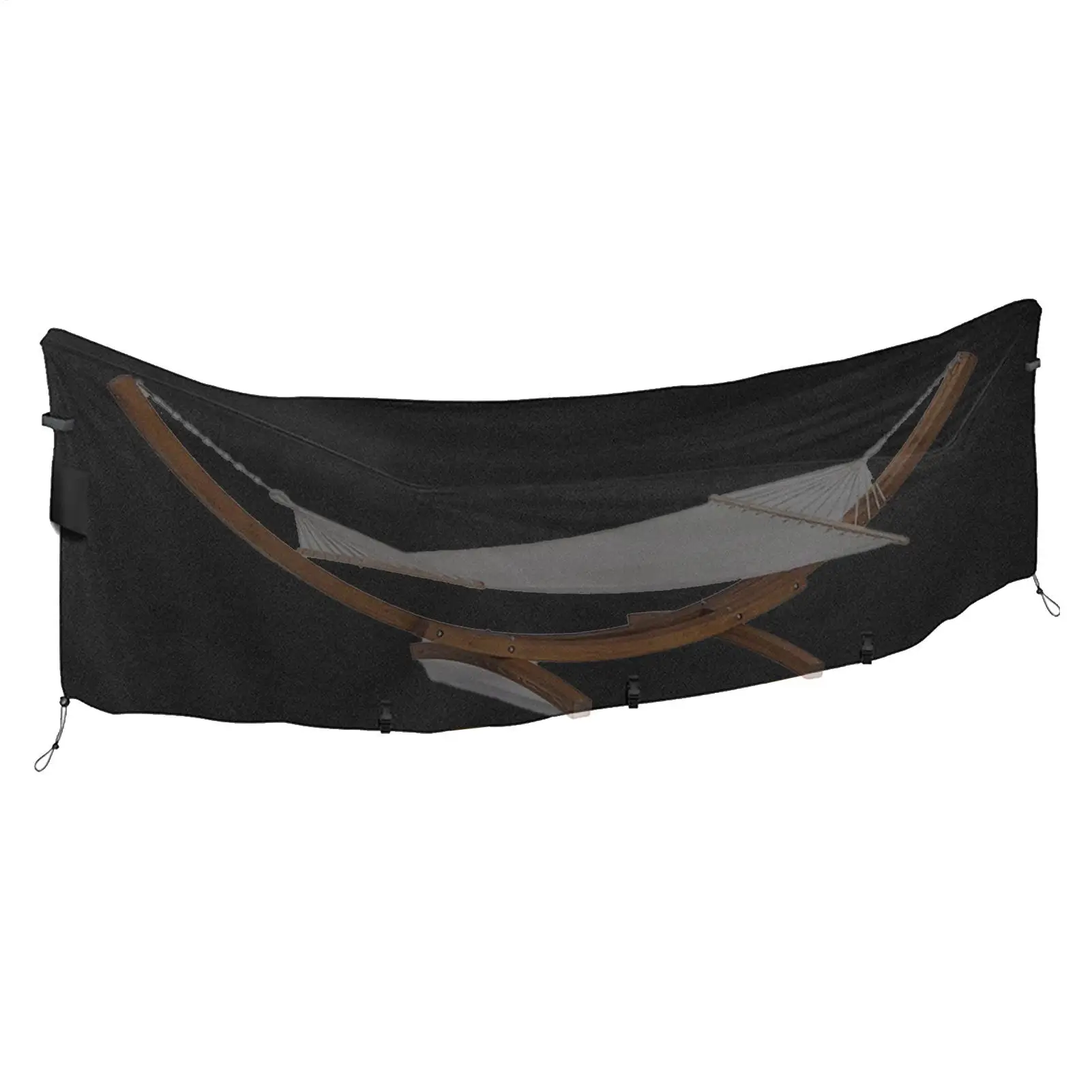 Outdoor Hammock Cover Sun Protection Dust-proof Cover Durable dustproof belt with adjustable rope for outdoor hammocks ﻿