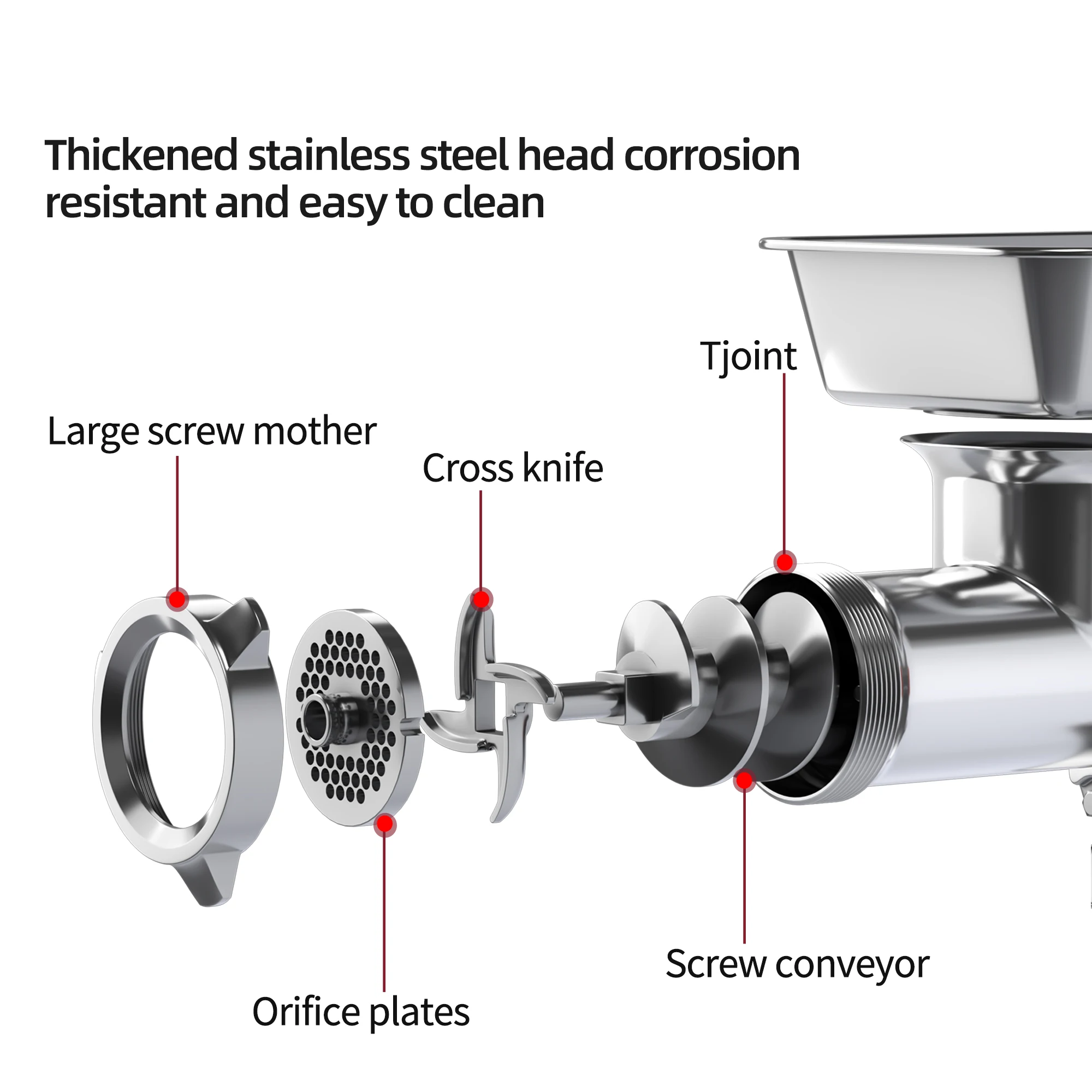 Meat Grinder Industrial Heavy Duty Electric Stainless Steel Meat Grinder Machine For Industrial Use