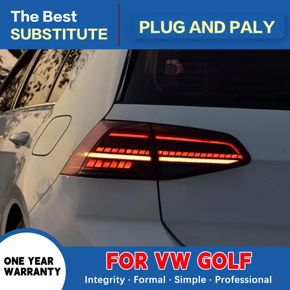 

Car Lights For VW Golf MK7 MK7.5 2013-2020 Tail Light 12V ull LED Auto Light Signal Lamp Rear DRL Signal lamps golf Accessories