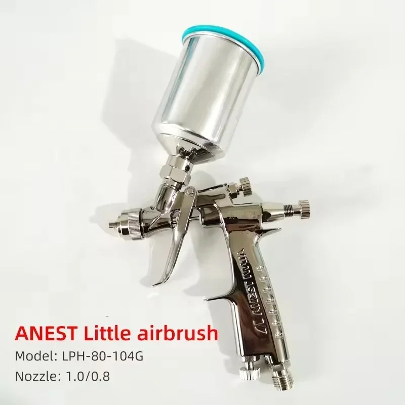 Japan LPH-80 Spray Gun Caliber 0.8/1.0 Small Paint Gun Low Pressure Car Quick Paint Repair Atomizing Fine