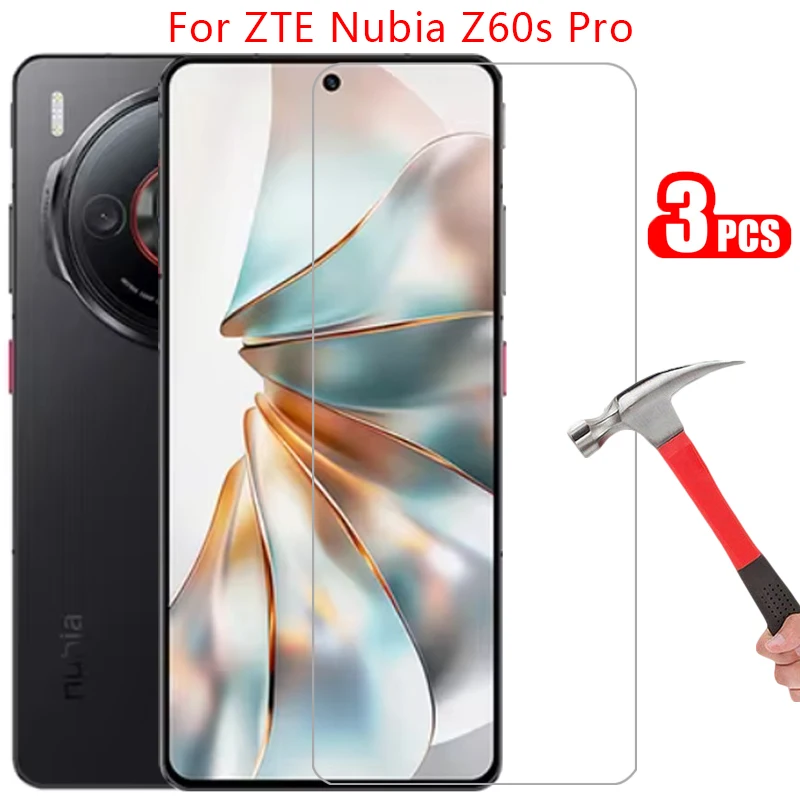 screen protector tempered glass for zte nubia z60s pro phone case on nubiaz60s z 60s z60 s z60spro back cover 360 protective