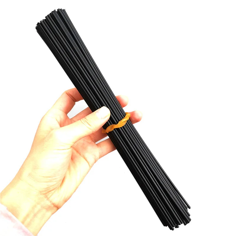 100Pcs 25Cm 플라스틱 PP 용접봉 자동차 범퍼 수리 용접기 스틱 키트 용 플라스틱 전극 핸드 핫 에어 도구-ABQU