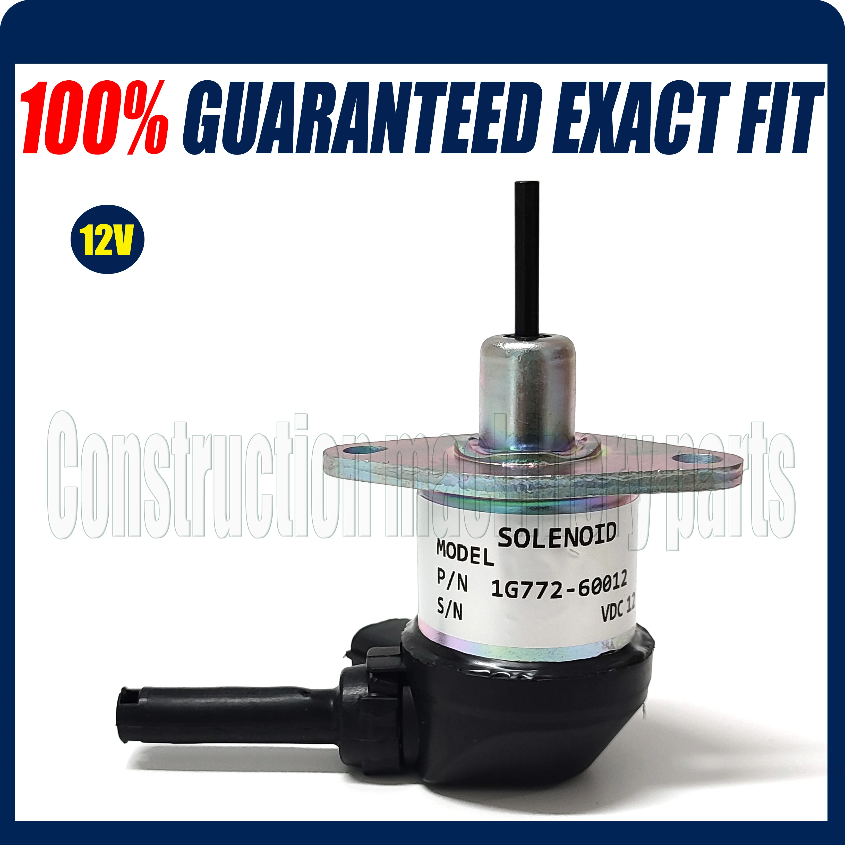 Fuel Solenoid 1G772-60012, 1G772-60014 For Kubota Tractor 1G772-60010