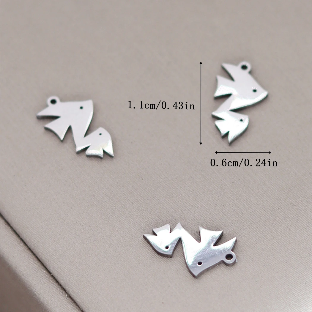 3pcs Cute Fish Charms Cartoon Ocean Animal Pendants For Making Handmade DIY Jewelry Findings Accessories Necklace