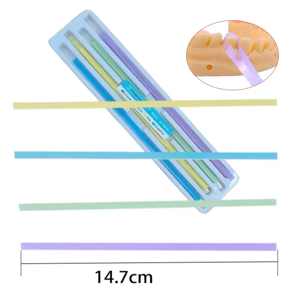 

Полировальная полоска, 60 шт./кор., полировальная полоска для стоматологической смолы, шлифовка зубов, гладкие материалы, 4 мм * 150 мм, инструмент для стоматолога