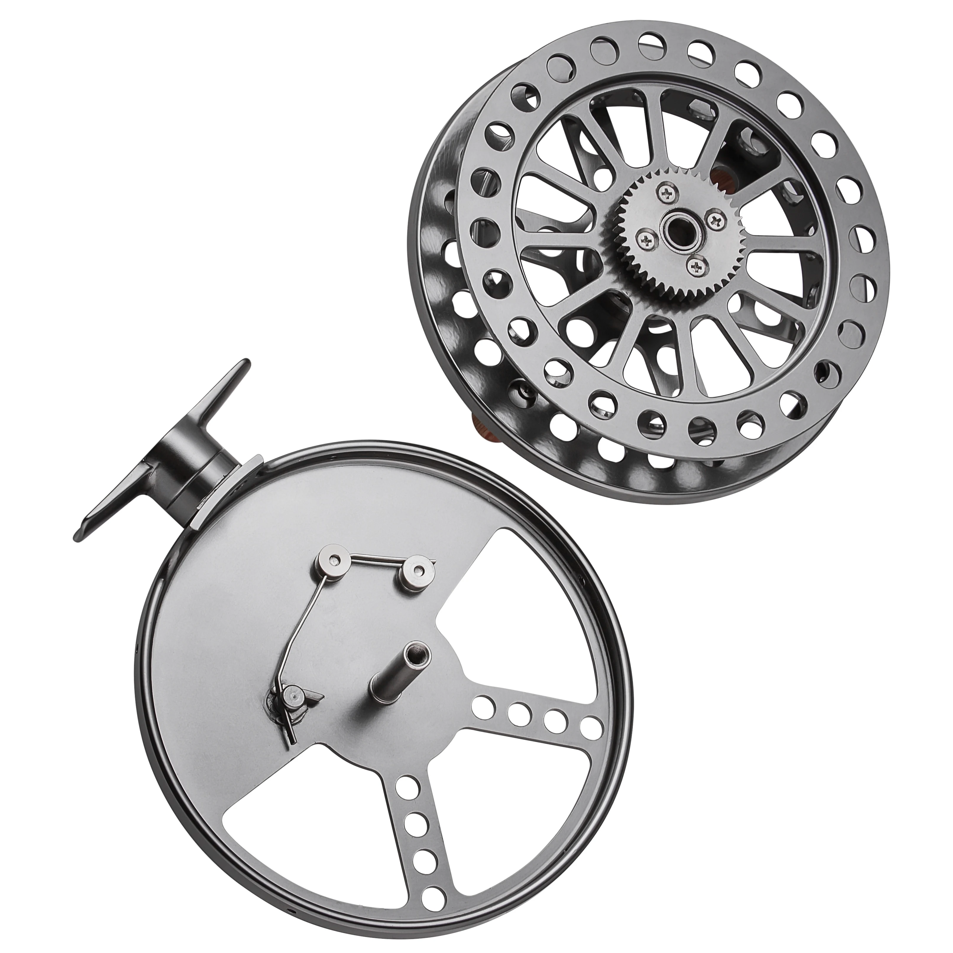 120mm 4 3/4 inch Centerpin Reel Float Reel Direction Changeable for Coarse Trotting Barbel Steelhead Salmon Float Fishing