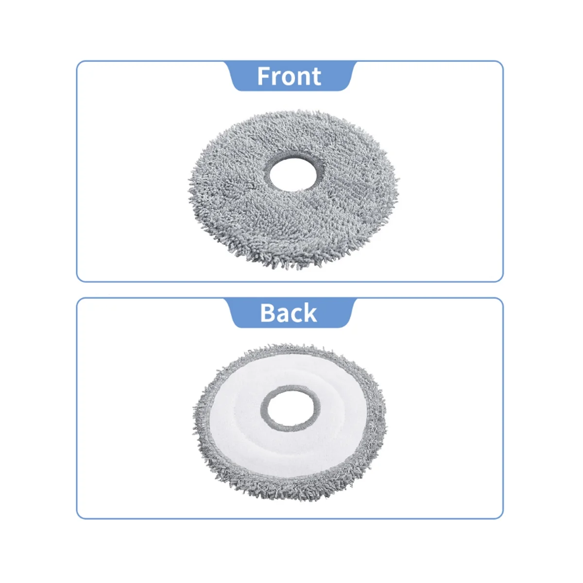 قماش ممسحة قابل للغسل للروبوت المكنسة الكهربائية ، 3S ، B108CN ، 2Pro ، B113CN ، 4 قطعة