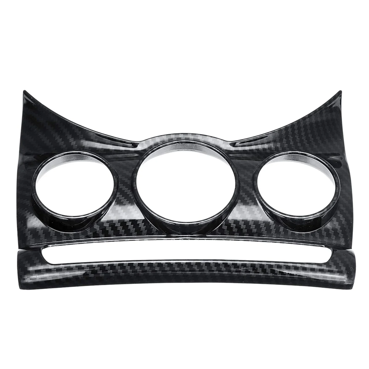 For BMW MINI Cooper F55 F56 F57 ABS Carbon Fiber Car Center Console Trim Air Switch Cover Interior Accessories