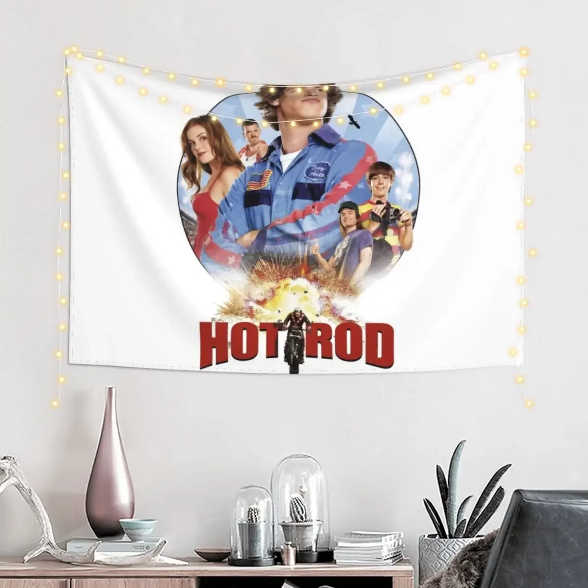 Hot Rod Movie Andy Samberg Tapestry Bedrooms Decor Wall Deco Outdoor Decor Room Decor Aesthetic Tapestry