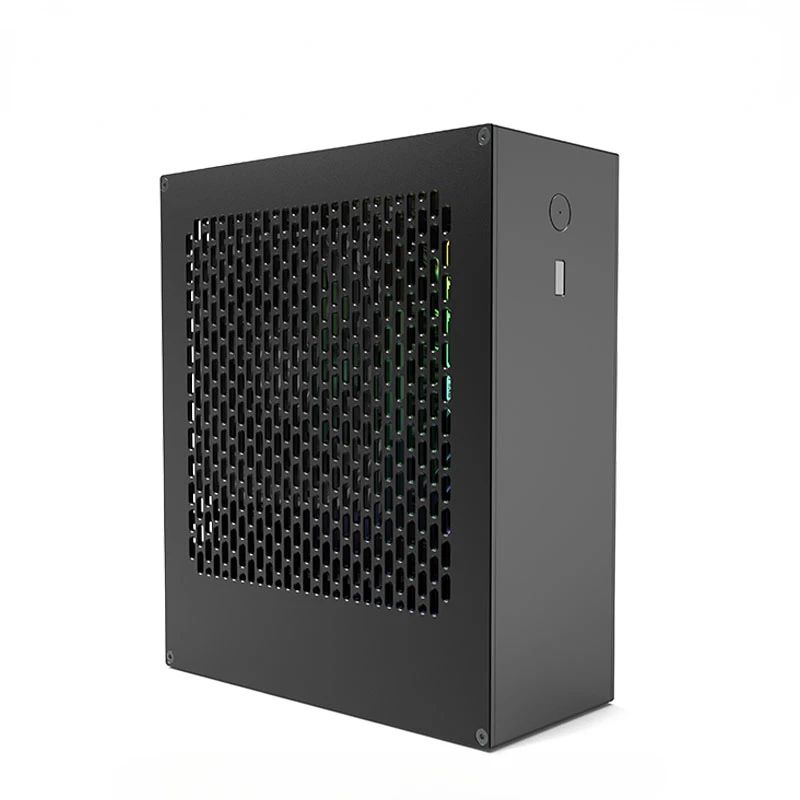 Lzmod 4-liter mini A24-V3 2.0 nuclear display 1u power itx chassis all-aluminum alloy