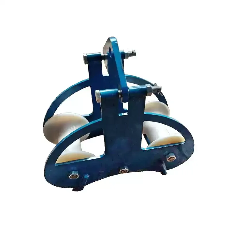 Heavy Duty Cable Reel | Alloy Steel/nylon Three Wheel System | Self Aligning Wellhead Nozzle and Iron Wheel