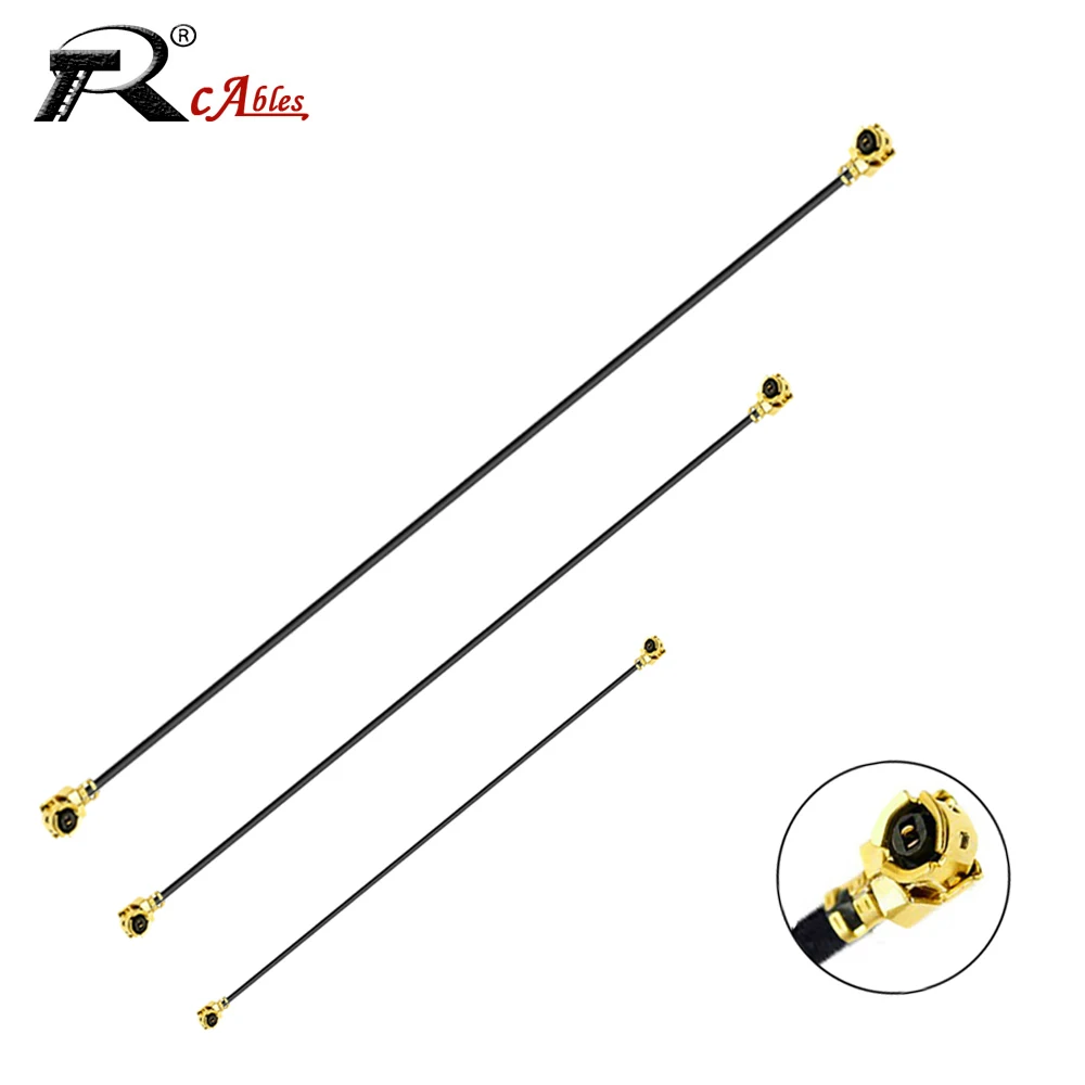 1 szt. uFL/u.FL(MHF4) wtyczka żeńska/męska antena WIFI kabel RF RG1.13/0.81mm przedłużacz RG178