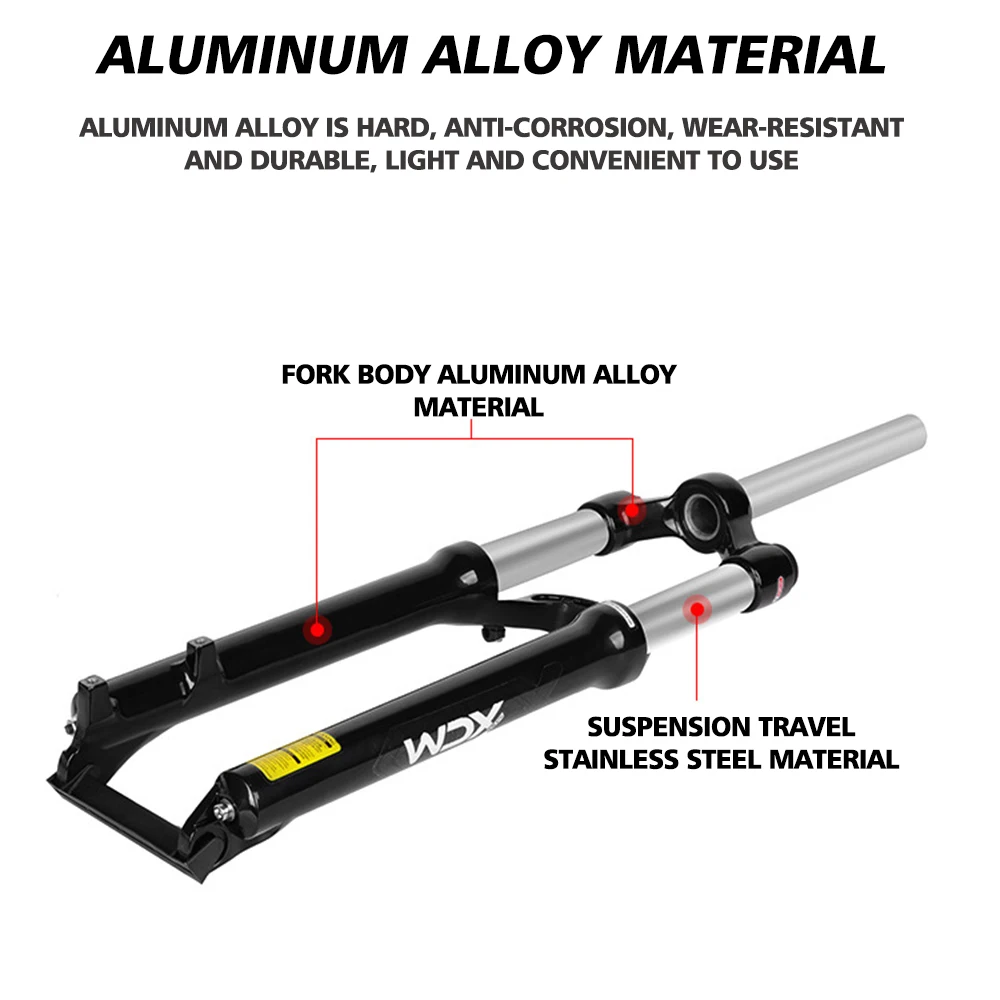 SUNTOUR MTB Mountain Bike Front Fork 26/27.5/29 Inch Stroke 100mm Shoulder Wire Spring Bicycle Disc Forks Bicycle Accessories