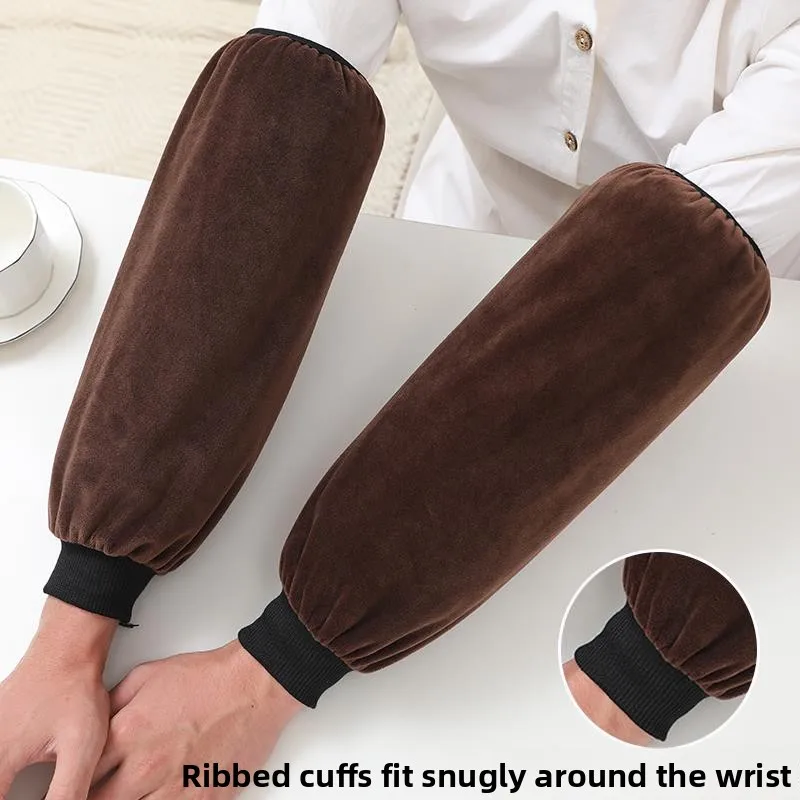 Leather Welding Sleeve Covers Long Industrial Heat Resistant Protection Goggles Cleaning Tools Home Essential One Size Fits All