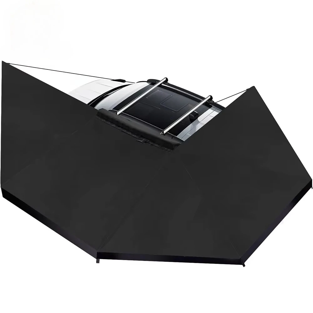 UV50+ Waterproof Wind Resistant Car Side 270 Degree Awning for SUV Van Truck Vehicle
