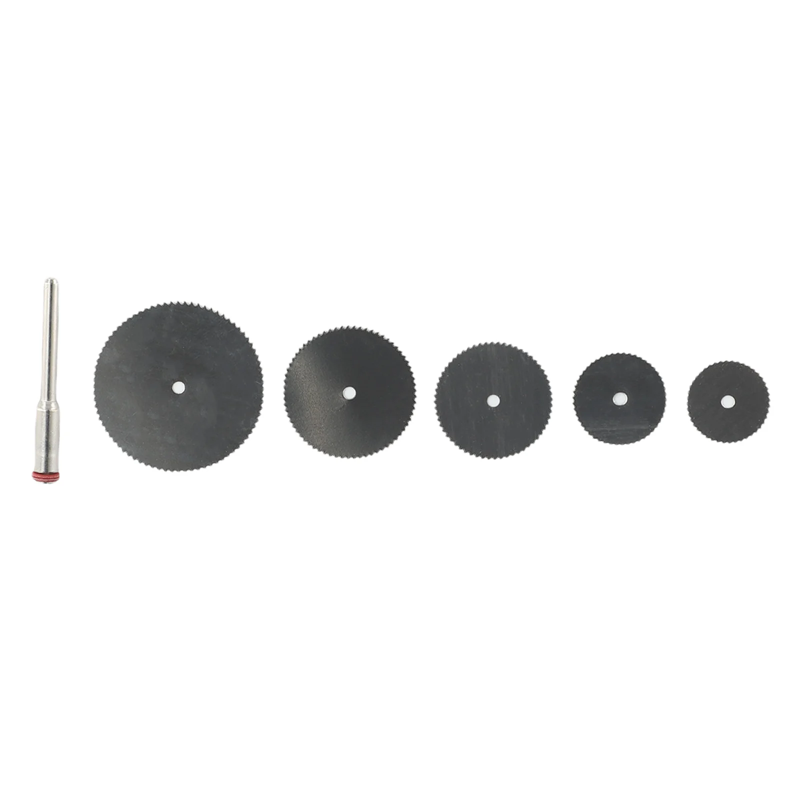 5pcs Small Saw Blade Stainless Steel Cutting Disc 16/18/22/25/32mm With Mandrel For Plastic Wood Walnut PVC Pipe Power Tool