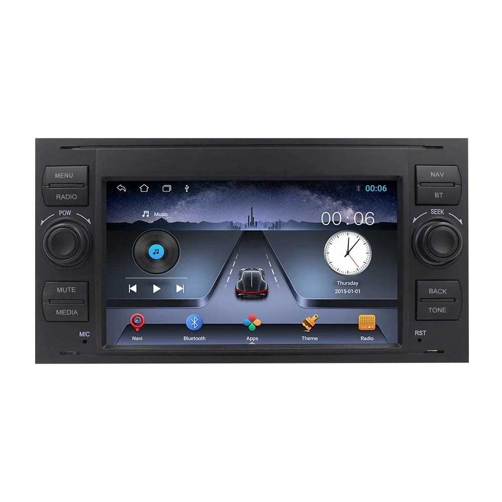 Android 11 Car Radio 7 Inch 1+16G 2+32G 4+64G Autoradio Stereo GPS Wifi BT FM For Ford