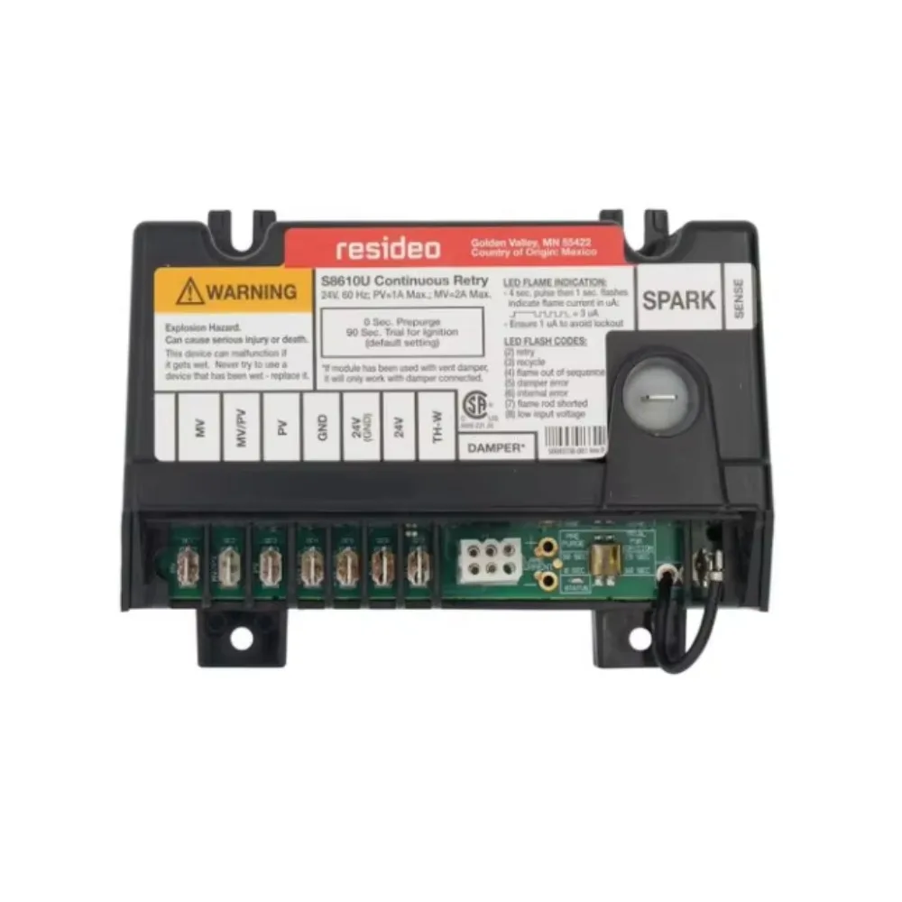 S8910U30001  Ignition Control Module on‑Site Adjustable Timing Durable Spare Part for Industrial Heating Gas Boiler Burner