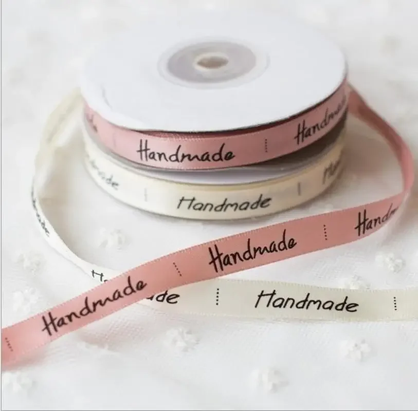 1cm 22M Ribbon Sewing Labels - Handmade Baking Gift Package