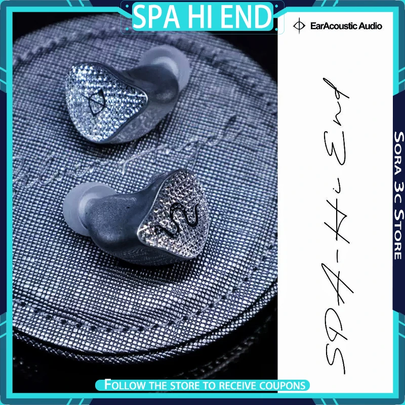 

Наушники EarAcoustic SPA-Hi End Hifi с двойным магнитным и двойным акустическим блоком, технология 3D-печати, проводные