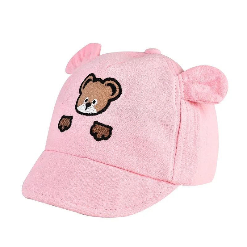 Baby Baseball Cap for Boy Girl Cartoon Bear Infant Sun Hat Spring Summer Cute Animal Toddler Kids Peaked Caps Gorras