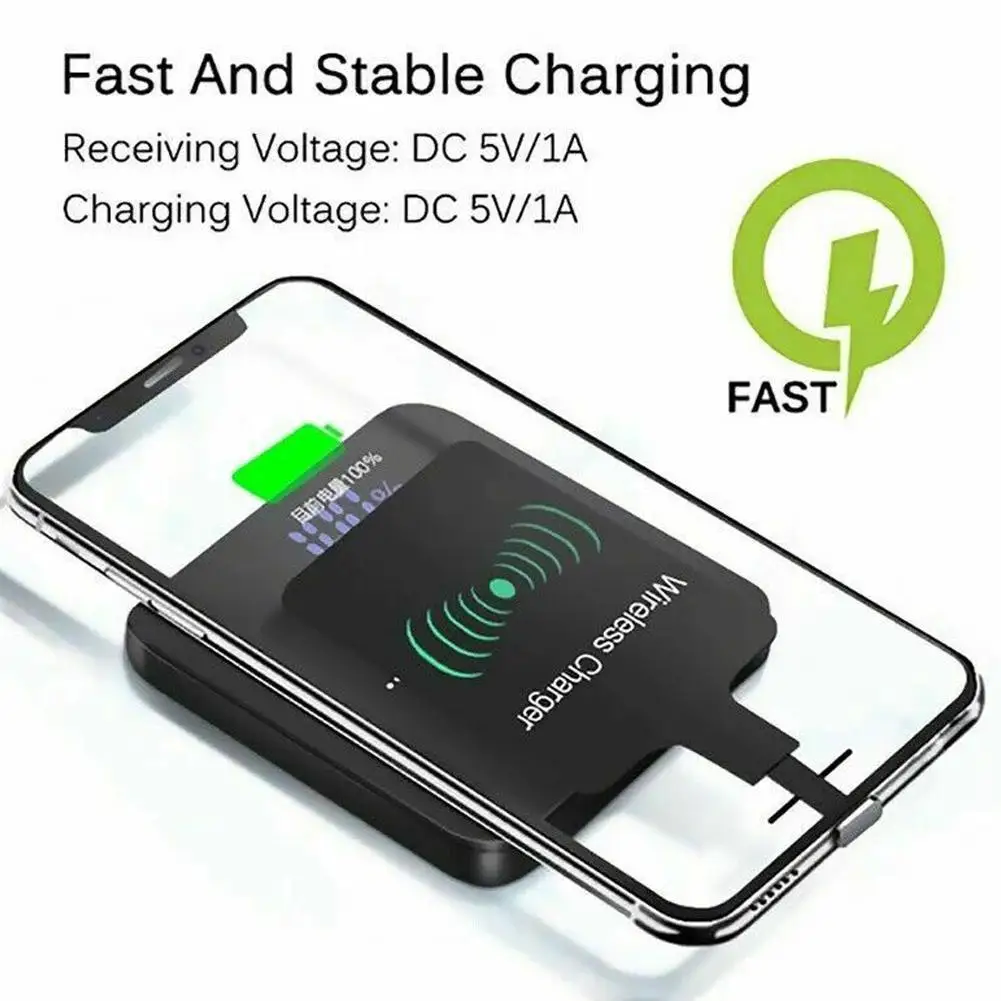 شاحن لاسلكي استقبال شاحن الهاتف لفائف USB-C آيفون 5 5s 6 6s 7 7 زائد Xiaomi سامسونج مايكرو USB نوع C مستقبل سريع
