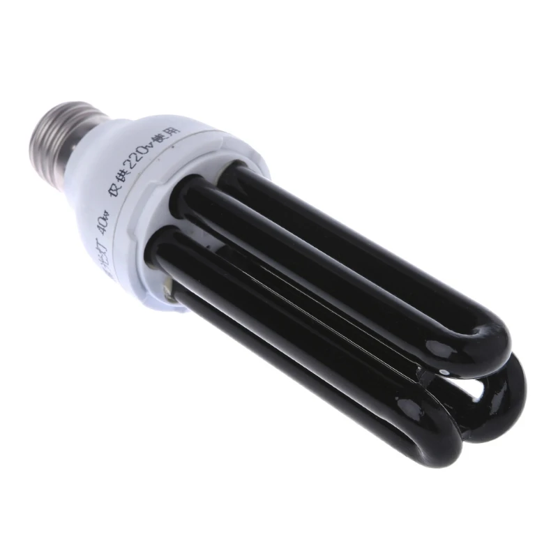E27 15/20/30/40 واط الأشعة فوق البنفسجية الفلورسنت Blacklight CFL ضوء لمبة مصباح 220 فولت