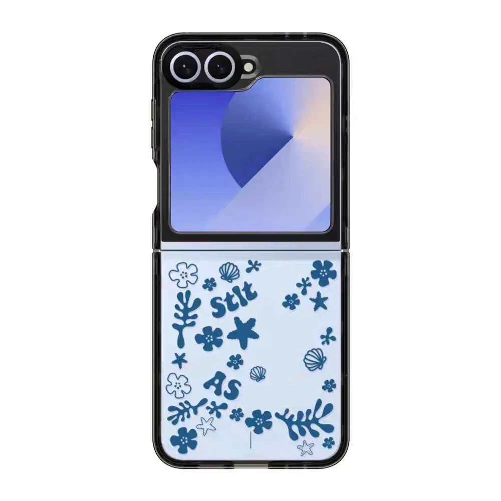 

Чехол для телефона с изображением инопланетянина для Samsung Galaxy Z Flip 6 5 4, задняя крышка для ZFlip 6, защитный жесткий чехол