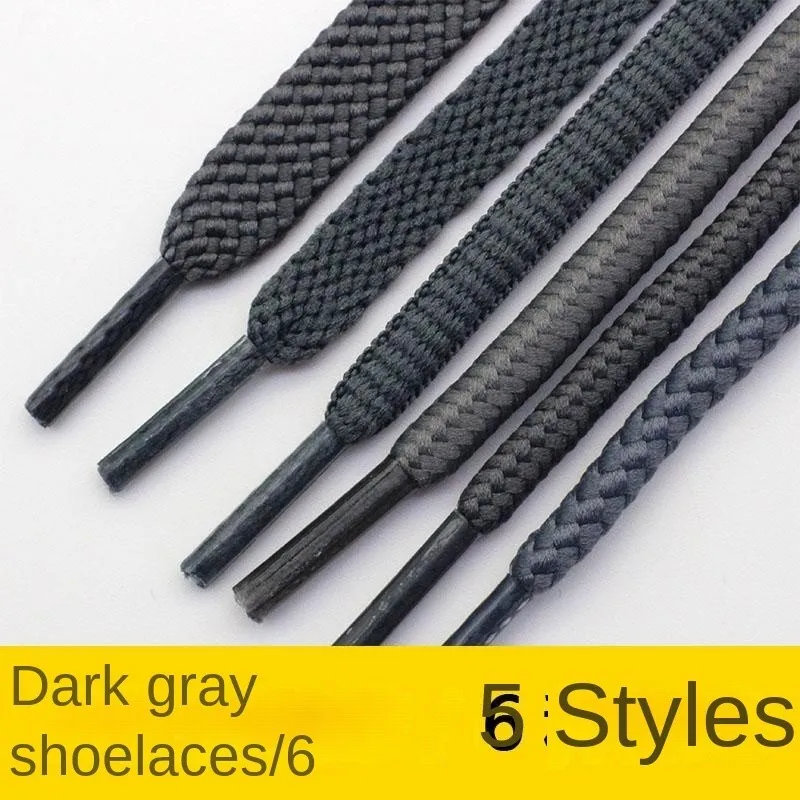 

Dark Gray Shoelace Flat Oval SemicircleAJ13Canvas Sports Casual Basketball Running Shoes Men and Women High-Low Top