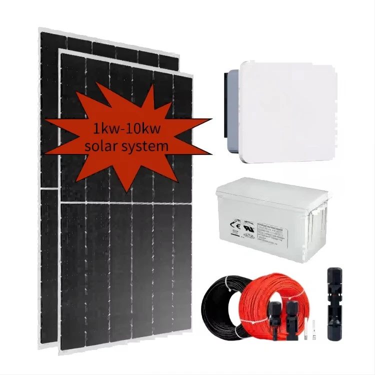 Komplettes Solarenergiesystem 3 kW 5 kW 15 kW Solarpanel-Kit Hybrid Off Grid Solargenerator für Zuhause