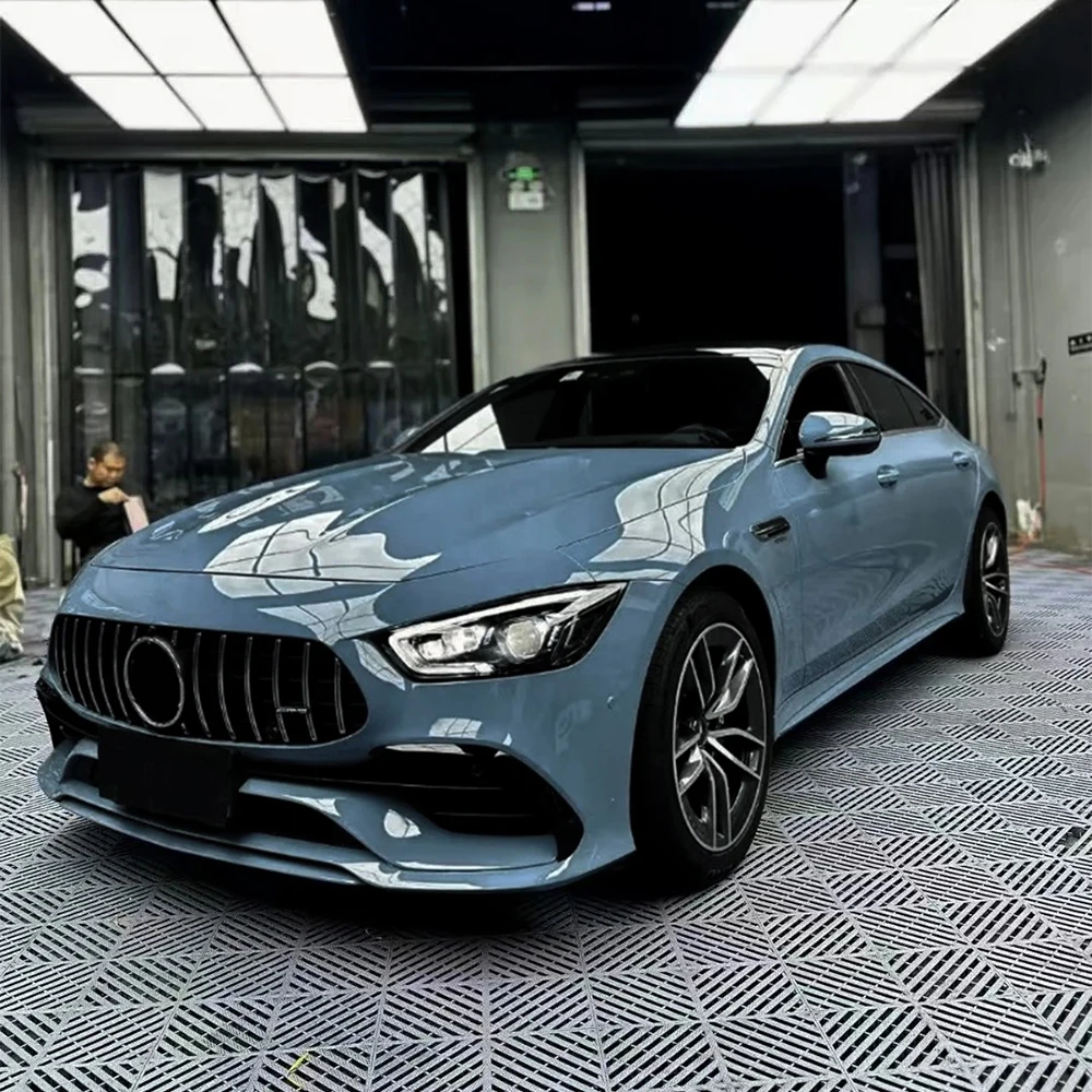Ultra Gloss China Blue Car Vinyl Wrap Film with PET Release Liner Air‑Channel Bubble Free Self‑Adhesive Decal Auto Wrapping Film