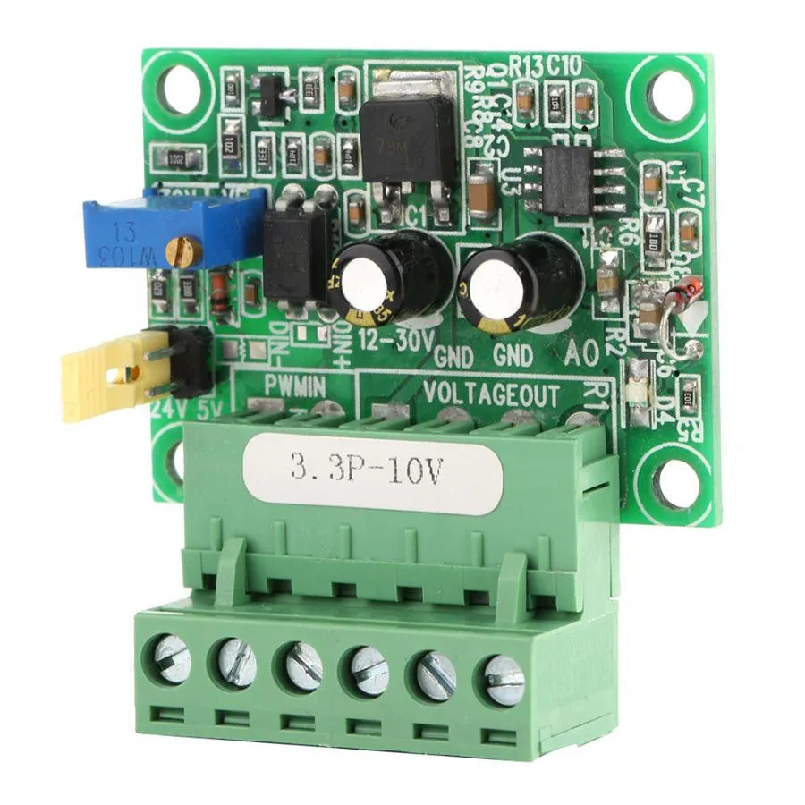 3.3P-5V 3. for 3v for pwm Signal To 0-10V Voltage Converter D/A Digital Analog for plc Module Sintetizador Converter Module