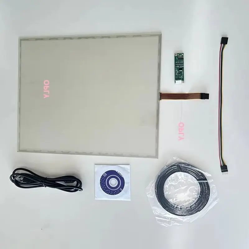 15“ Resistive touch screen panel sensor glass TP 15 inch 5 Wire 247*322 MM 4:3 Thick for industrial advertising display monitor