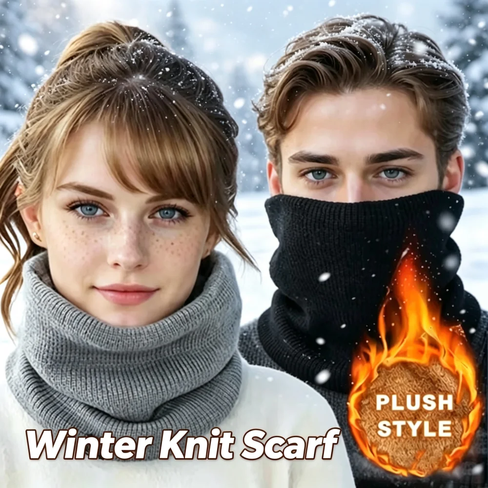 Neck Gaiter Fleece - Scaldacollo in maglia spessa con fodera