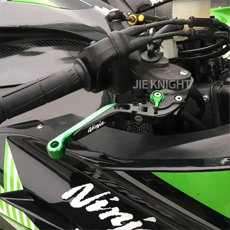For NINJA Ninja 250/300/400 2008-2021 2022 Motorcycle CNC Foldable Extendable Brakes clutch lever Handlebar handle kit