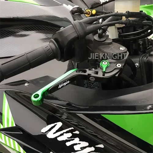 Imagen 2 del producto Para NINJA Ninja 250/300/400 2008-2021 2022, Kit de Manillar con Palancas de Freno y Embrague Extensibles y Plegables CNC para Motocicleta