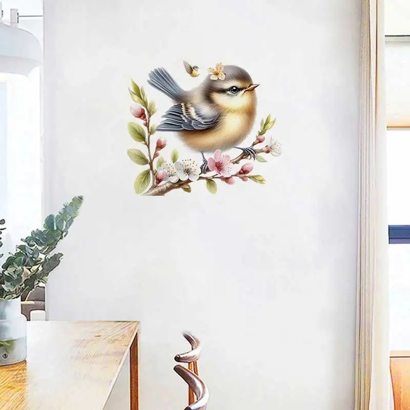 Cute Bird Wall Switch Decoration Stickers for Living Room Bedroom Home Background Beautification - Easy Apply Wall Decals B07