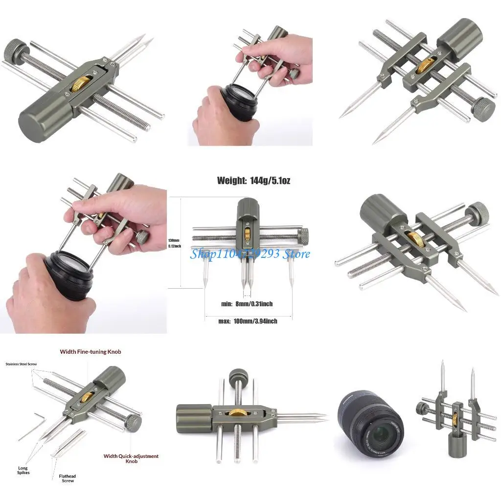 

Y2GD Adjustable Lens Repair Tool for Quick Camera Fixes Durability Stainless Steel Construction Professional Use