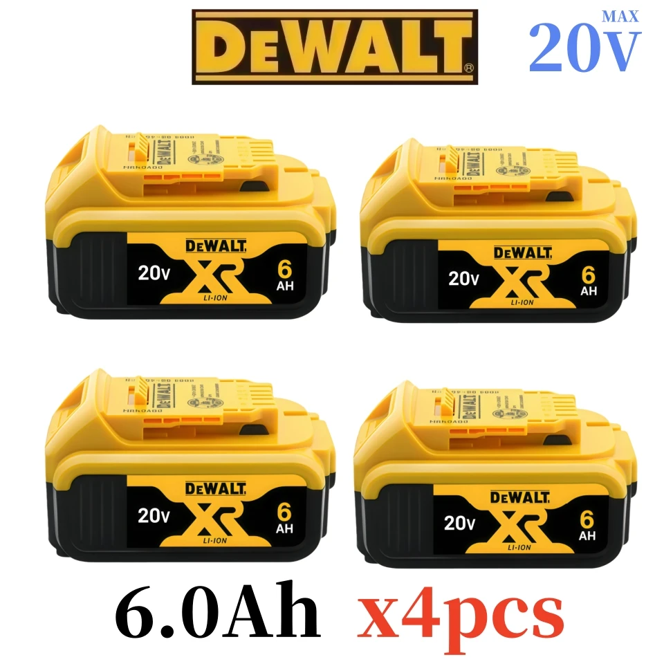 NEW Original DeWalt 20V/60V 2ah-5AH-6AH-9Ah Battery Power Tool Replacement For DCB184 DCB181 DCB609 DCB200 18v Battery