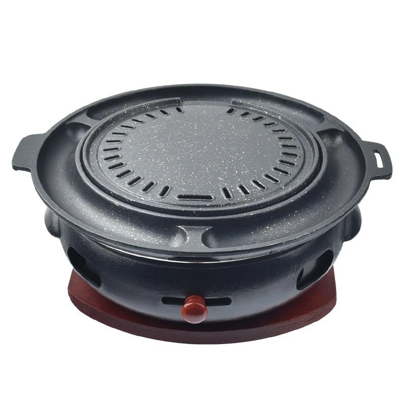 

Korean Carbon Grill Commercial Chicken Cake Grill Pan Cast Iron