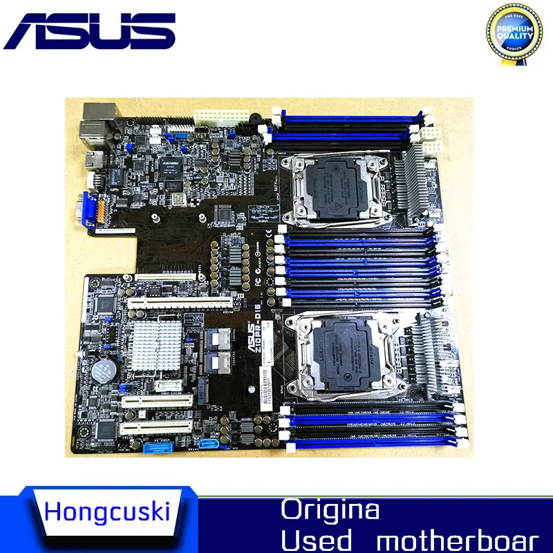 

Для ASUS Z10PR-D16 LGA2011 б/у оригинальная материнская плата с разъемом LGA 2011-3 V3 DDR4 X99 настольная материнская плата