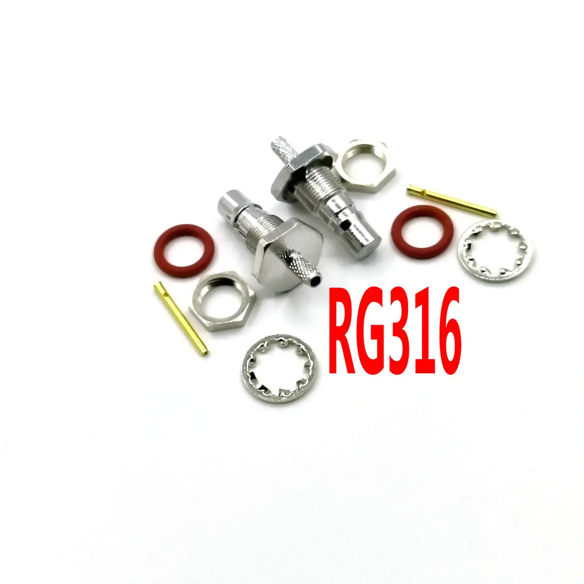 conector femea do friso de qma adaptador do rf do cabo rg316 rg174 rg179 rg188 lmr100 01