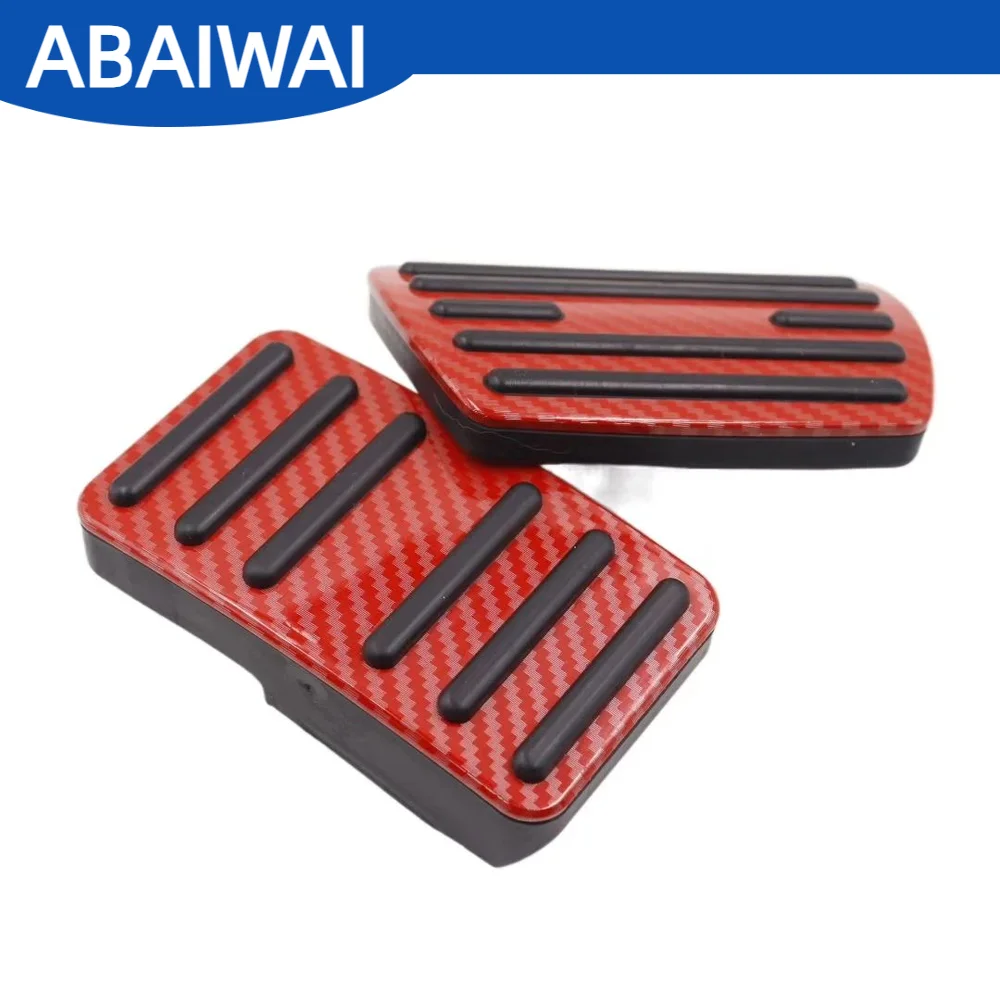 ABAIWAI Car Pedals For Honda Accord 2018 2019 2020 2021 CR-V CRV 2023 2024 2025 Carbon Fiber Rubber Brake 3d Accelerator Gas Ped