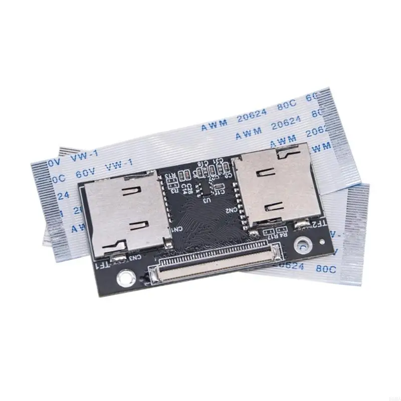 Double Slot To 40PIN Converter Digital Memory Adapter Card Storage Capacity Card Reader For Multiple Devices