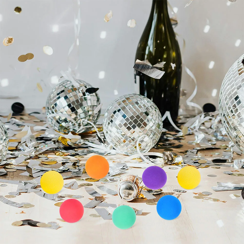 25 palline morbide in Eva rimbalzo per bambini, palline vibranti e spugne per il tempo di gioco, leggere e facili da riporre per giochi in piscina per box in età prescolare, sfusi