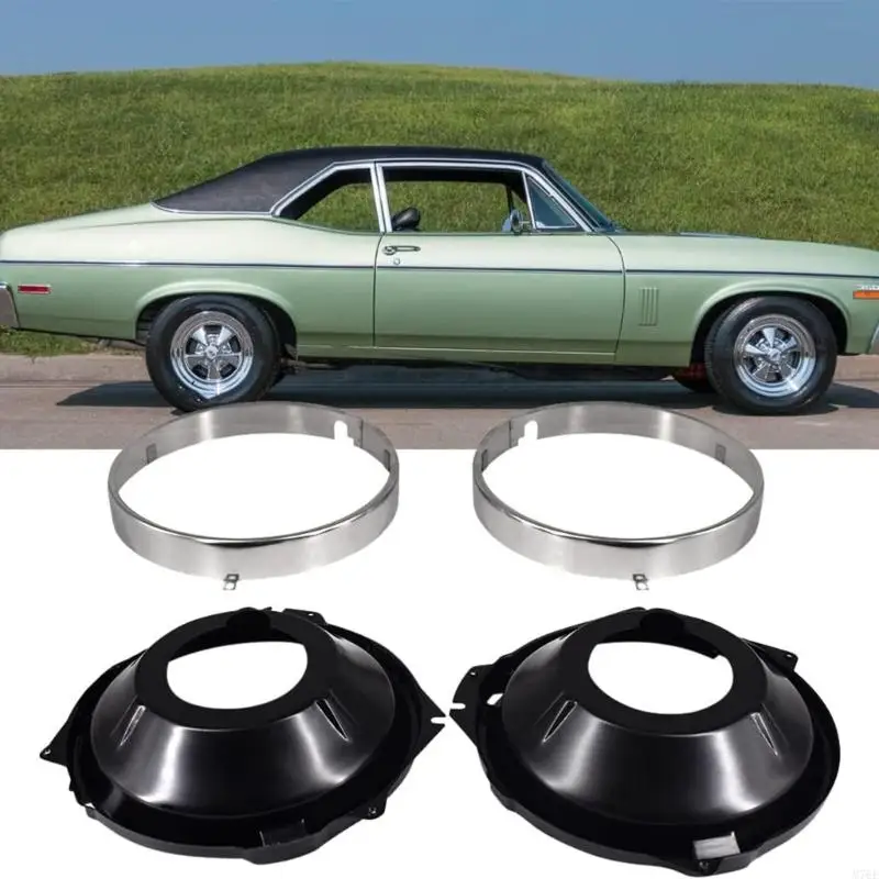 M76E Headlight Bucket and Retainer Hardware Set for Front Light Repair 271393112288
