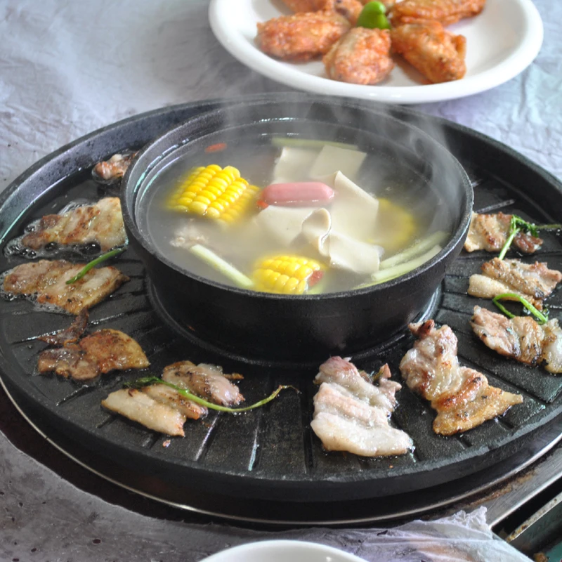 

Integrated pot, multifunctional baking pan, large baking pan, hot pot combination pan, commercial