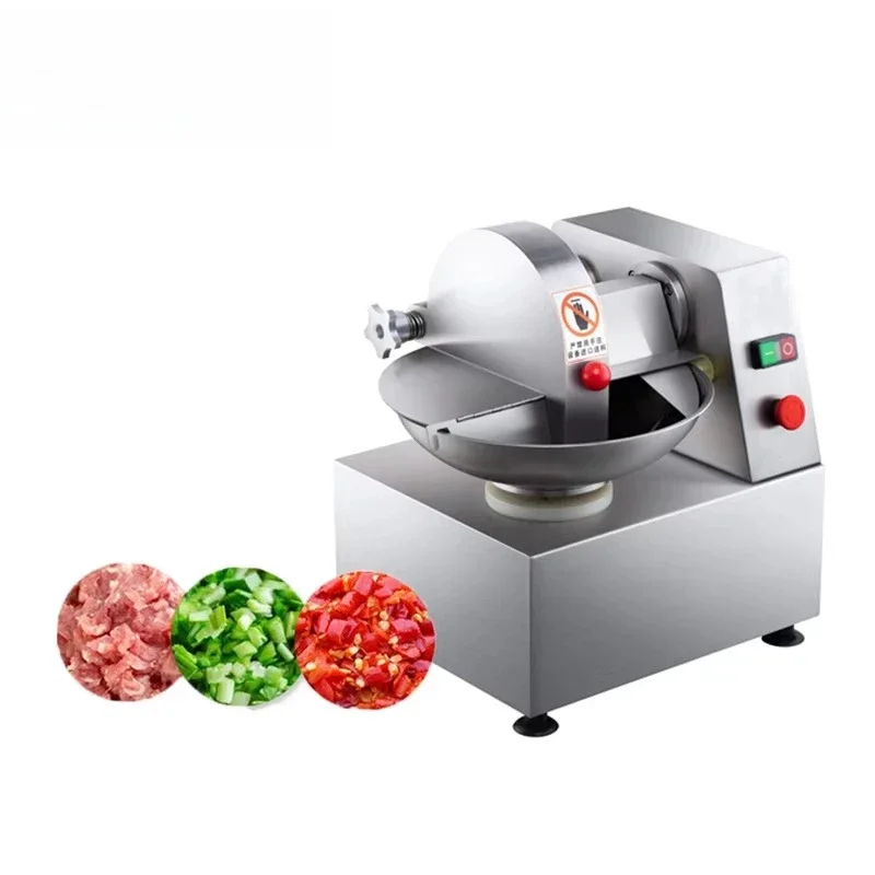 

High-quality automatic multi-functional commercial stainless steel meat bowl cutting machine
