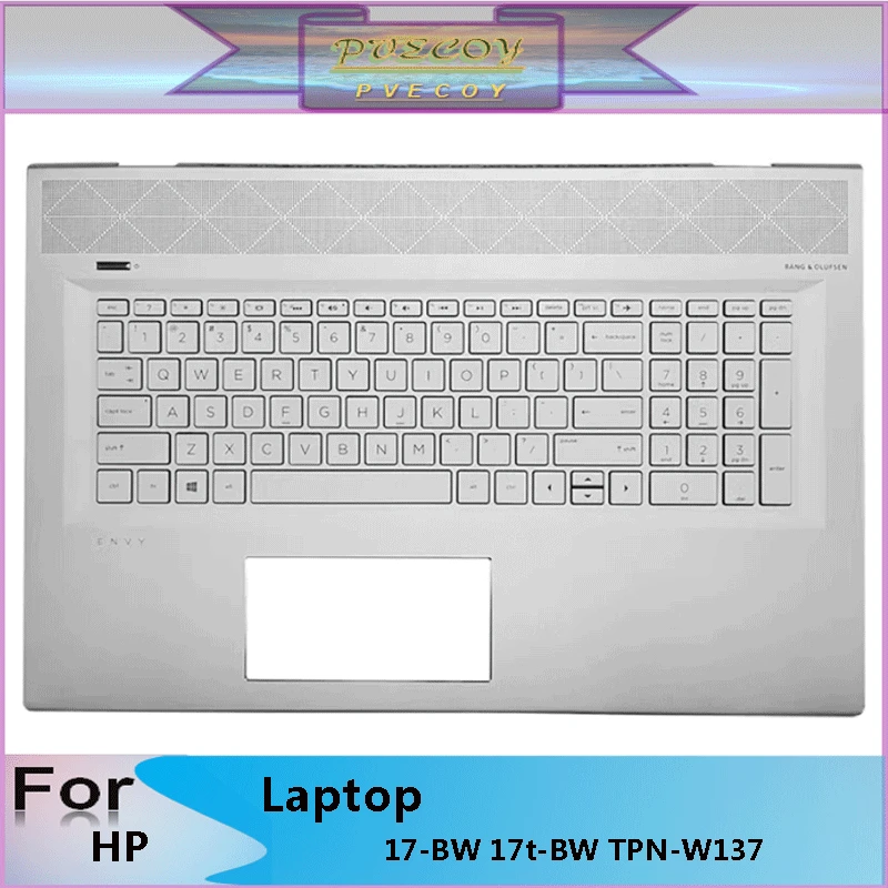 

New Original For HP ENVY 17-BW 17t-BW TPN-W137 Laptop Palmrest Case Keyboard US English Version Upper Cover