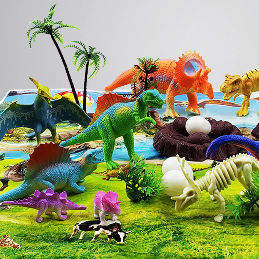 

1Set Dinosaur Egg Imitation Realistic Plastic Colorful Simulation Animal Creative Educational Set for Kids Fun